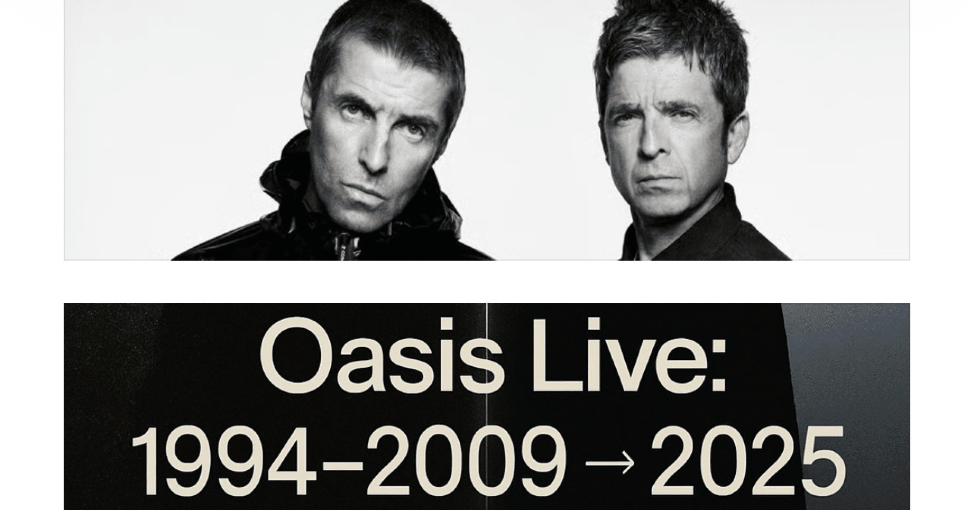 Oasis 2025 日本公演セットリストは、1994–2009 の“歴史”とどう違う