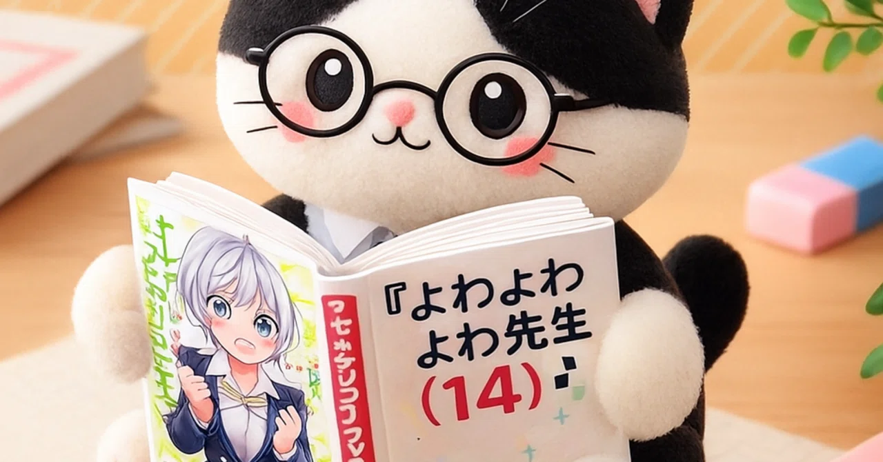 🐾【ブックねこレビュー】『よわよわ先生（14）』──弱いのに可愛い
