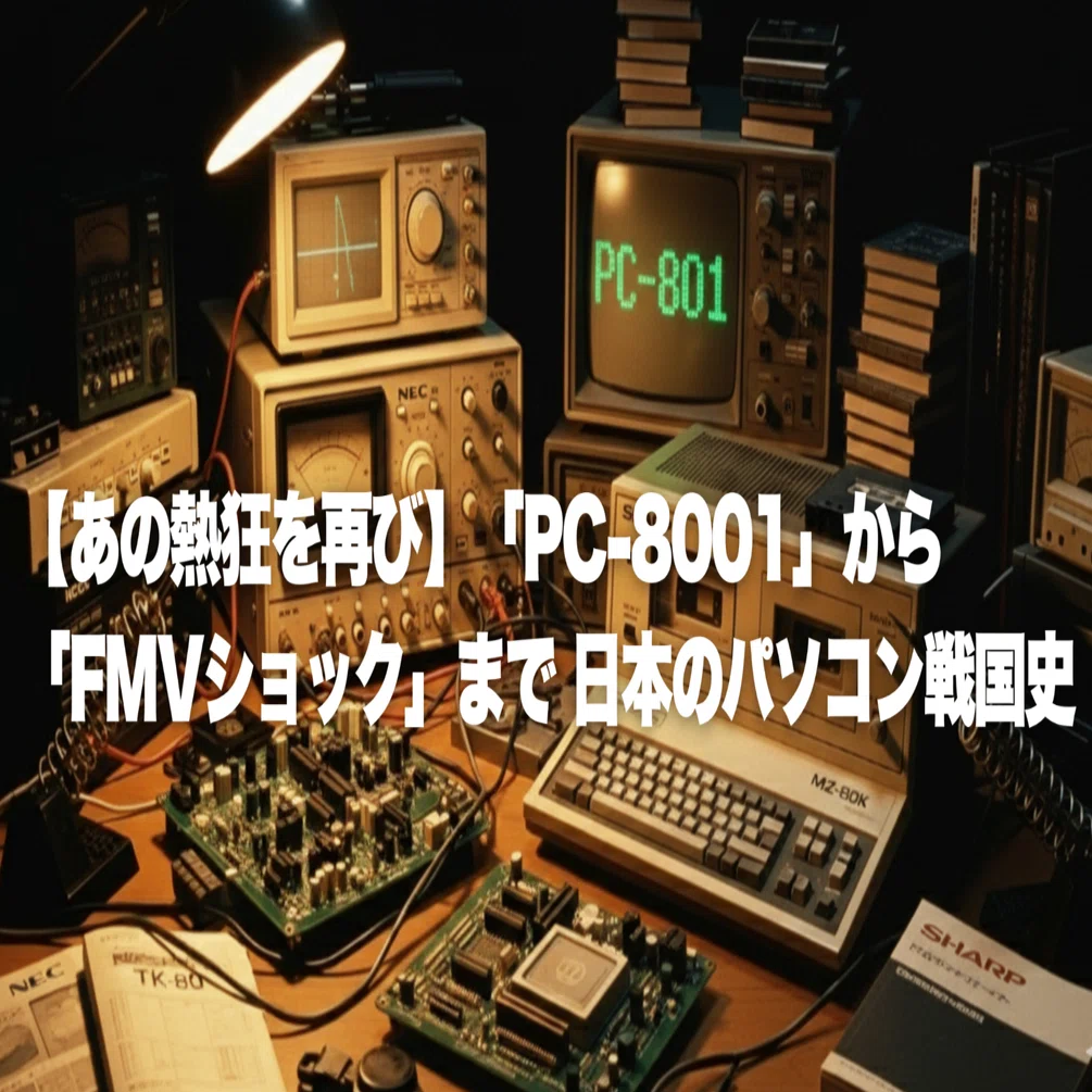 あの熱狂を再び】「PC-8001」から「FMVショック」まで 日本のパソコン