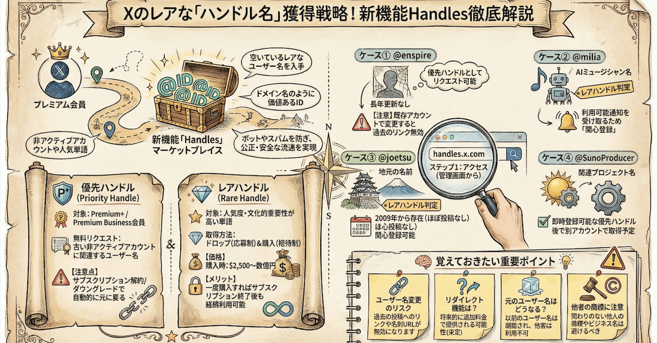 ユーザー名 Xの@ユーザー名を無料・有料で取得できるHandle Marketplace｜(新潟県
