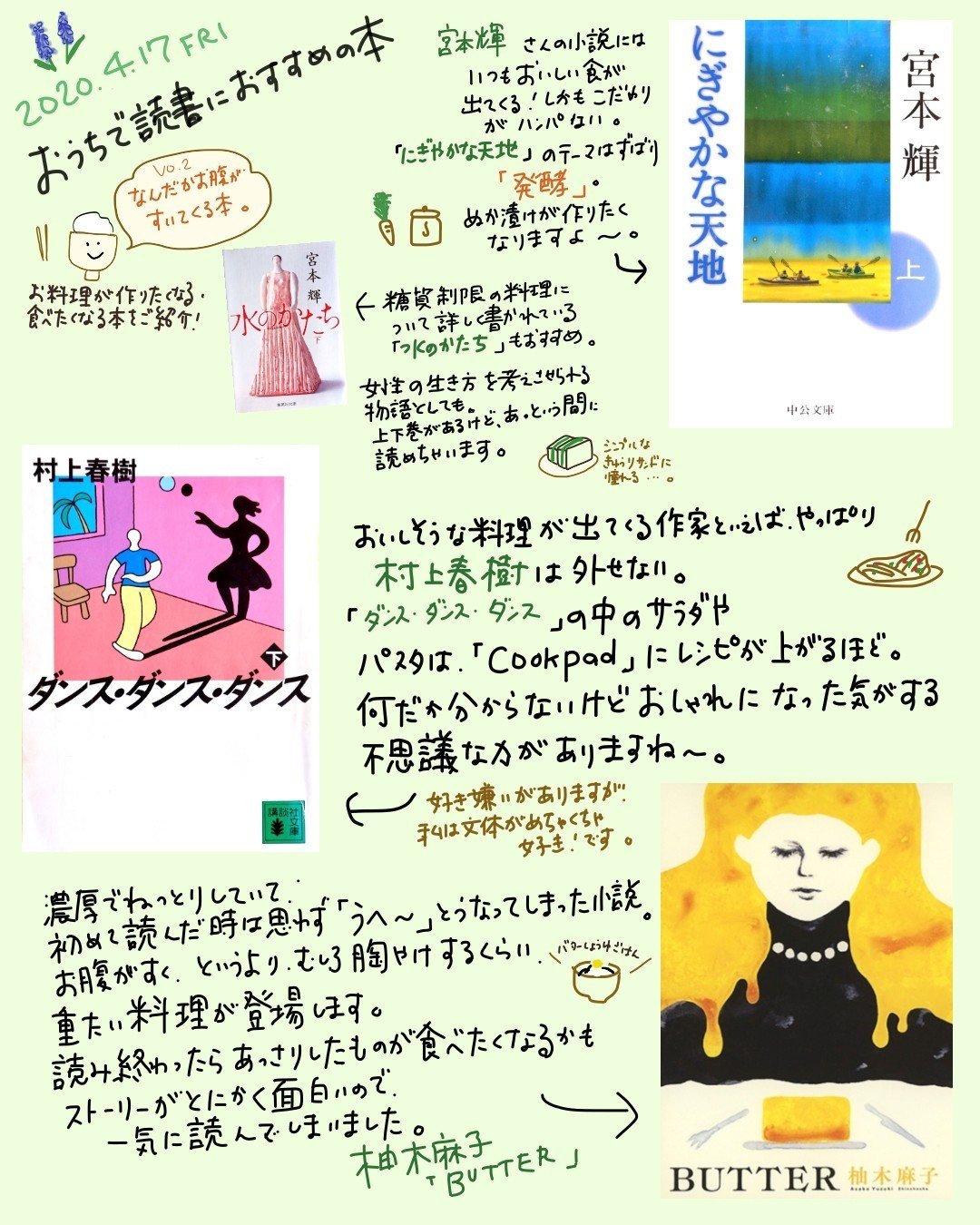 おすすめの本 なんだかお腹がすいてくる本 エア 山の図書室 の本棚から くらしアトリエ 地域と暮らしの発信 Note