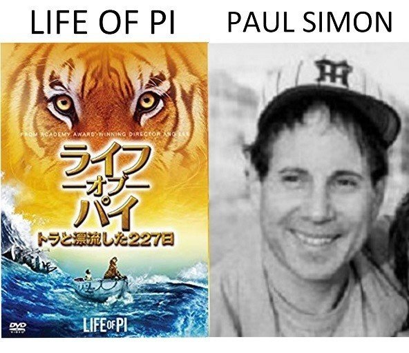 LIFE OF PI　PAUL SIMON　ライフ・オブ・パイ　ポール・サイモン　阪神タイガース　虎