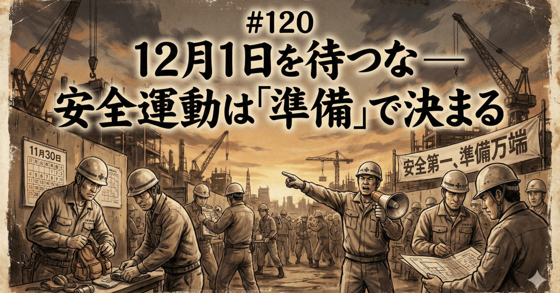 120 12月1日を待つな ― 安全運動は「準備」で決まる｜ワラビー社会保険