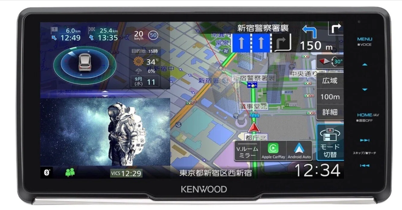 Kenwood「彩速ナビ MDV-M911HDF」が42%オフ── スマホとカーナビの