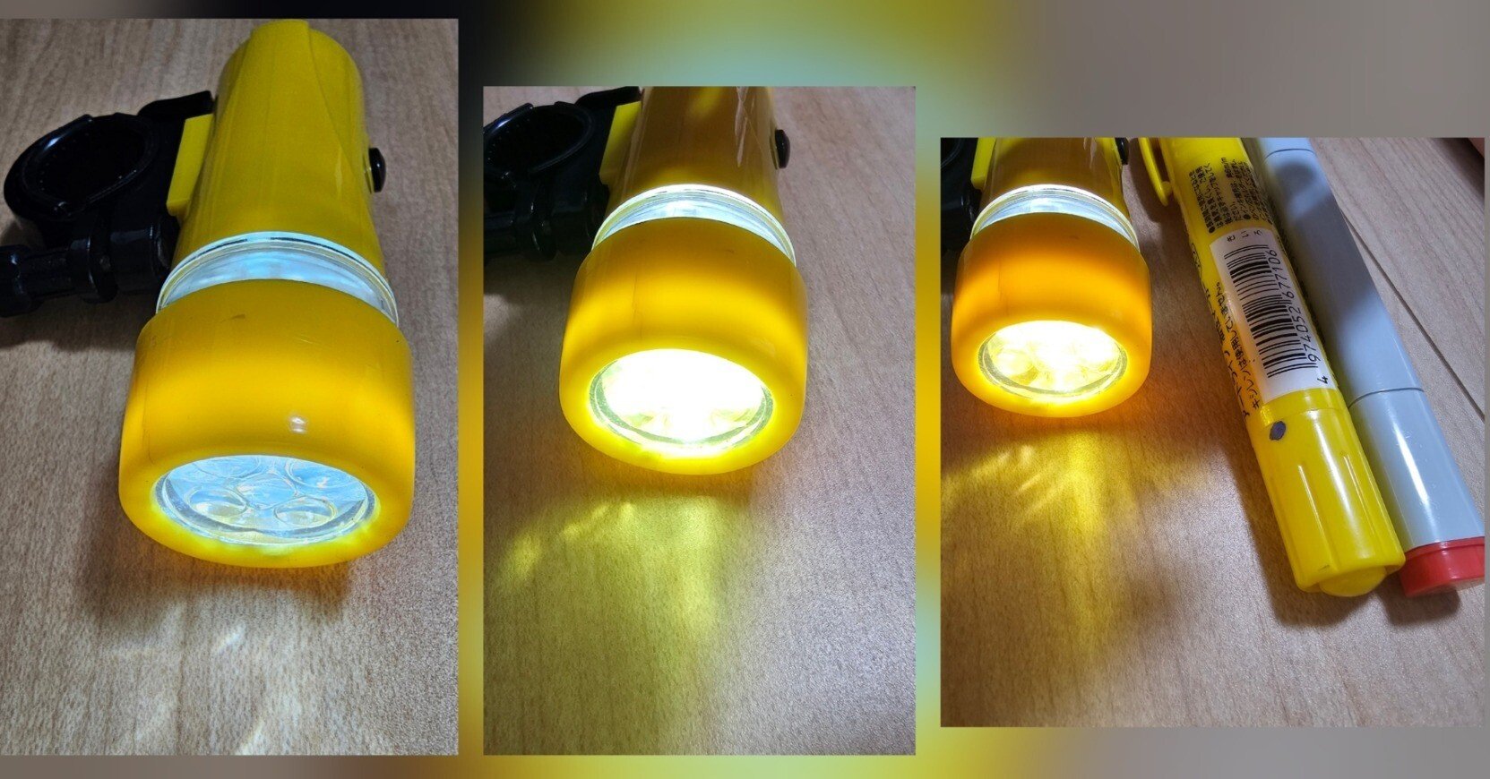 推しカラーのペンラ💡家にある物で何とかならないか思案😅💡｜A