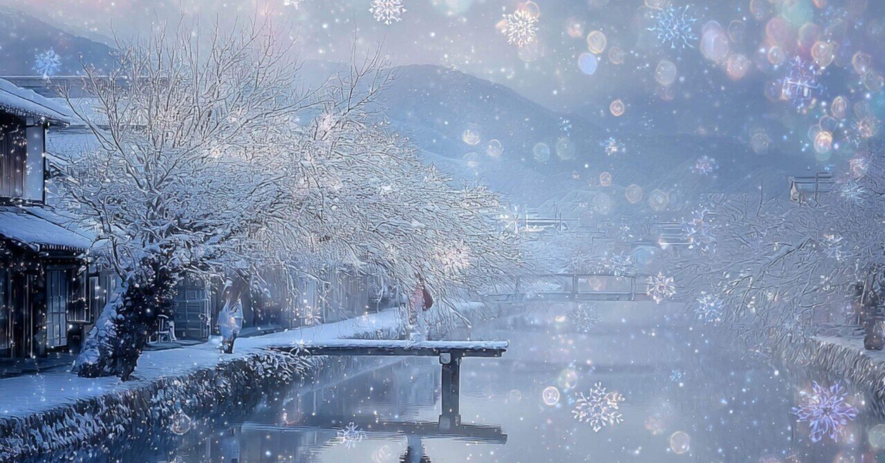 もふねこ美術館｜夢の京都｜Snowy Watercolor Reveries.｜もふねこ博士