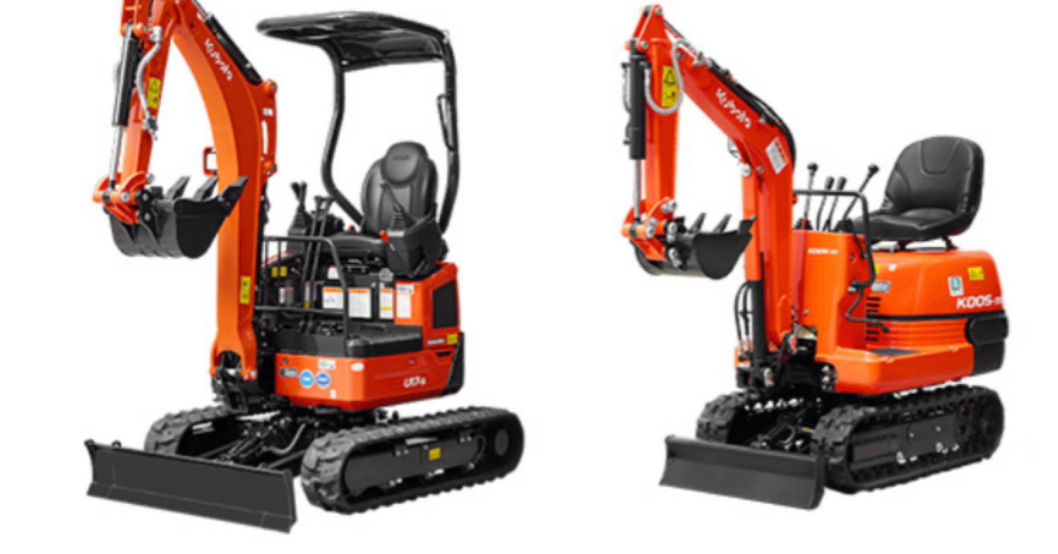 クボタ、国内向けミニバックホーのボディカラーを「クボタオレンジ」に