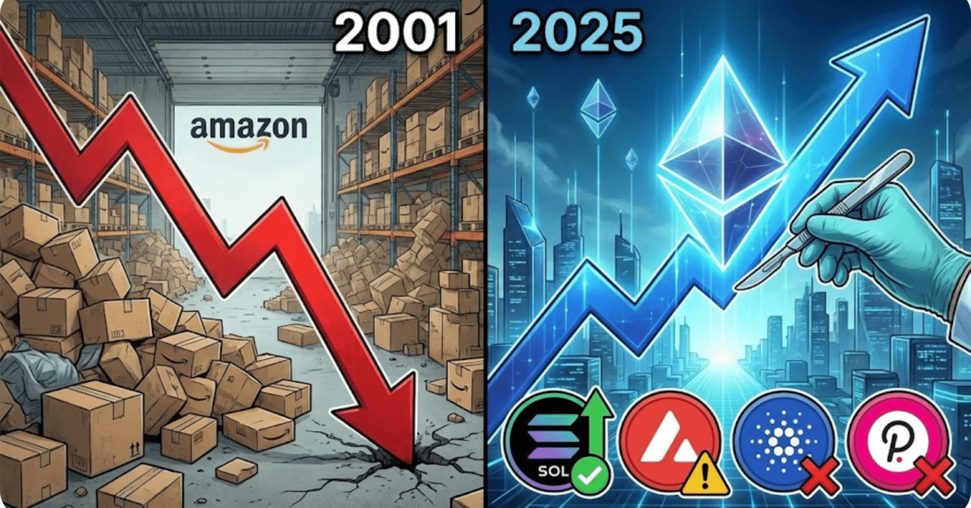 今のイーサリアム（ETH）に「2001年のAmazon」を見る理由｜脳みそ医/現役脳外科医