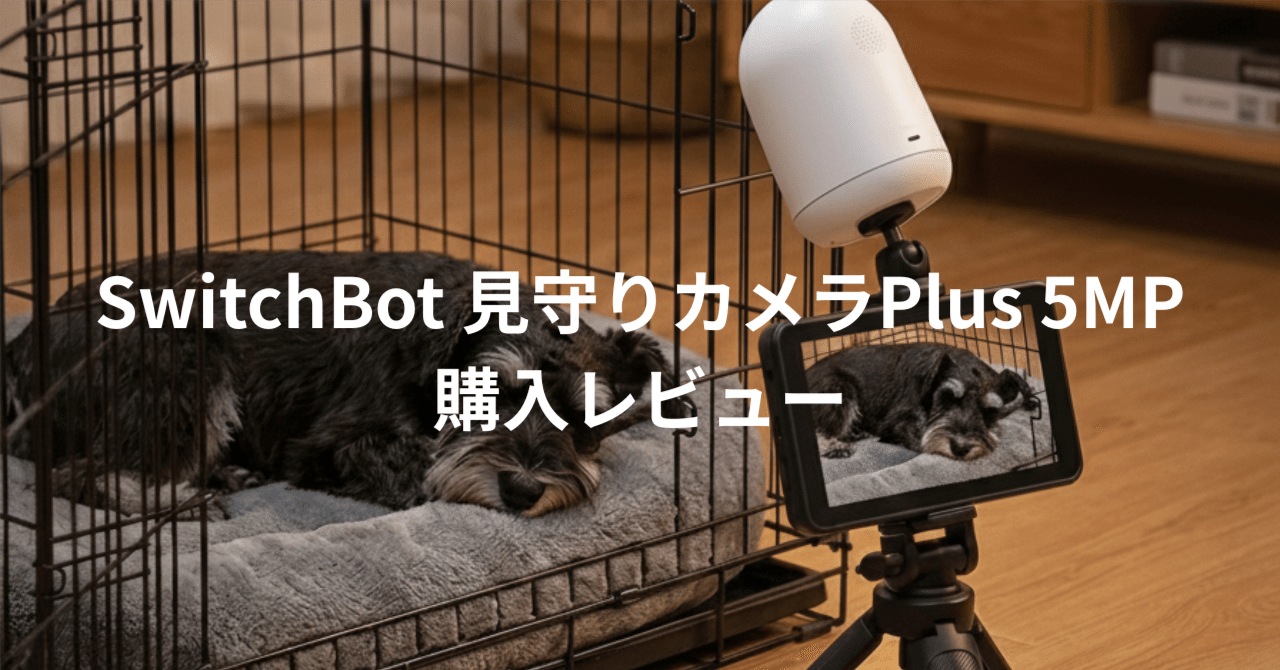 SwitchBot 見守りカメラPlus 5MP｜購入レビュー｜えむけー｜ガジェット