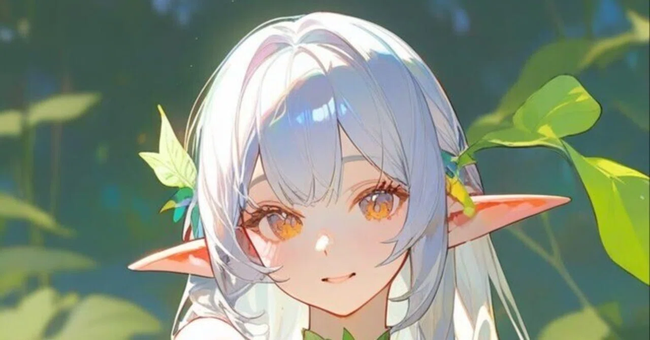 銀髪エルフさん(*≧з≦)｜赤虎鉄馬