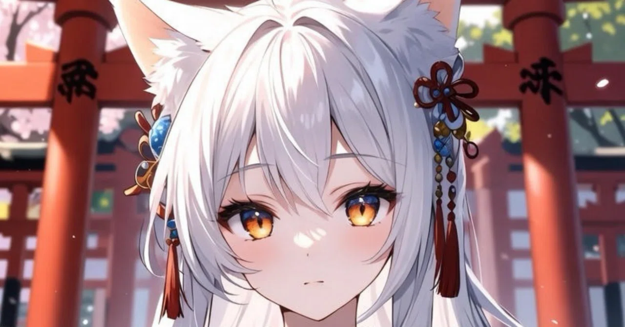 💎 AI別イラスト生成対決！同一プロンプトで誕生した“6つの狐巫女｜nana
