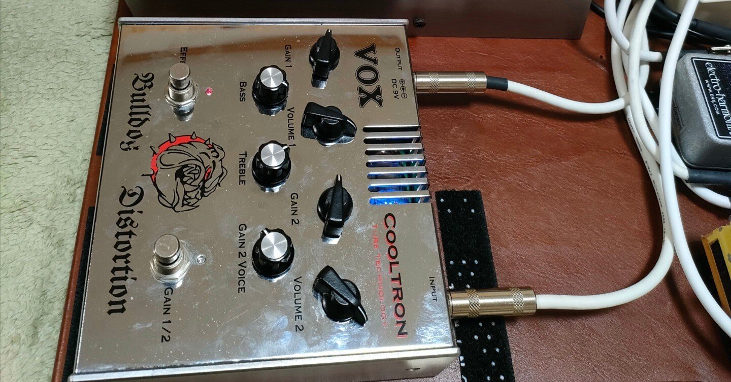VOX COOLTRON Bulldog Distortion 真空管 🐶 思考ノート383：Cooltron Bulldog Distortion の話だがや！｜Maggie