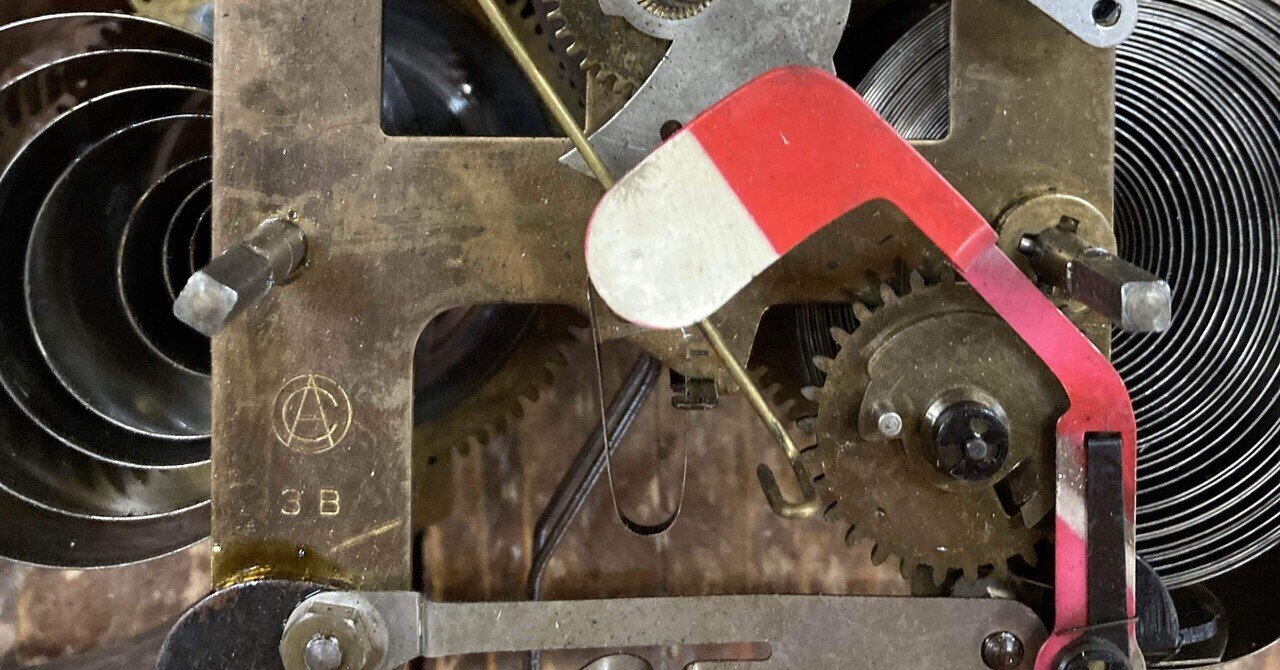 機械式ゼンマイ掛け時計の原理を学ぶ｜IiotoOyaji｜note