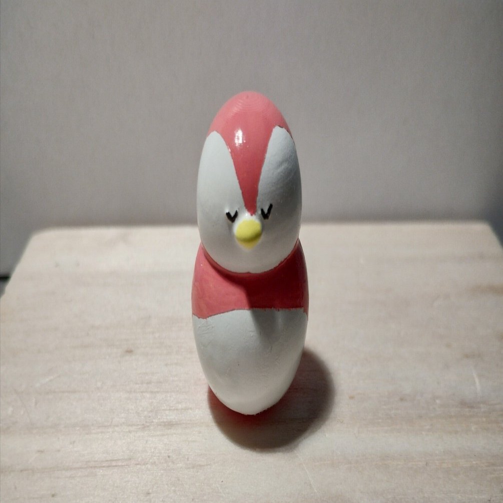 雪だるまペンギン フィギュア ハンドメイド オリジナル作品｜td