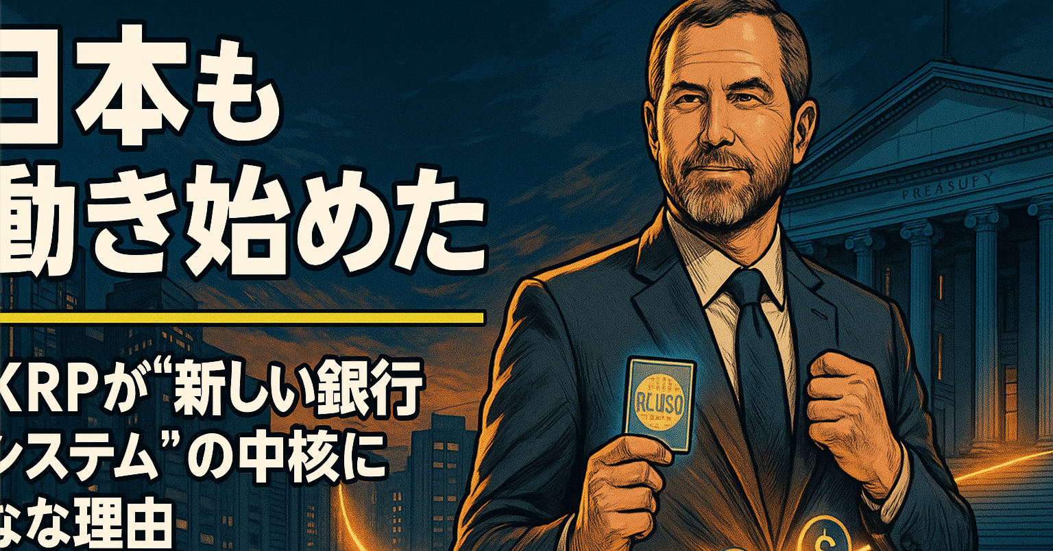 日本も動き始めた──XRPが“新しい銀行システム”の中核になる理由｜光本貴一｜XRP / Ripple