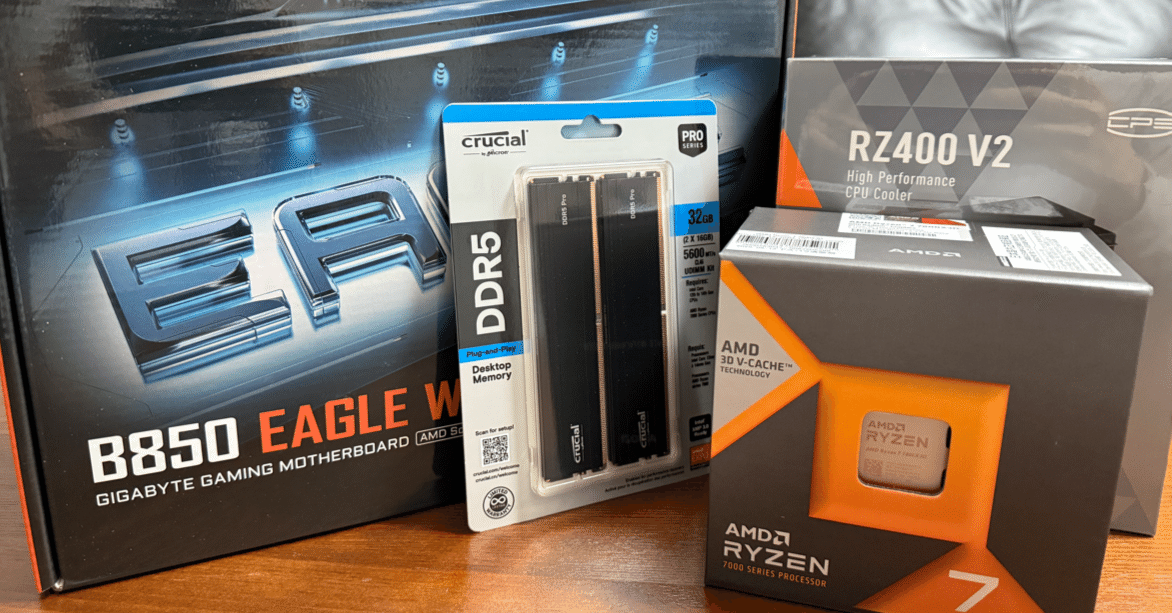 備忘録】3年ぶりの自作PCパーツ交換で苦労した話｜あいす