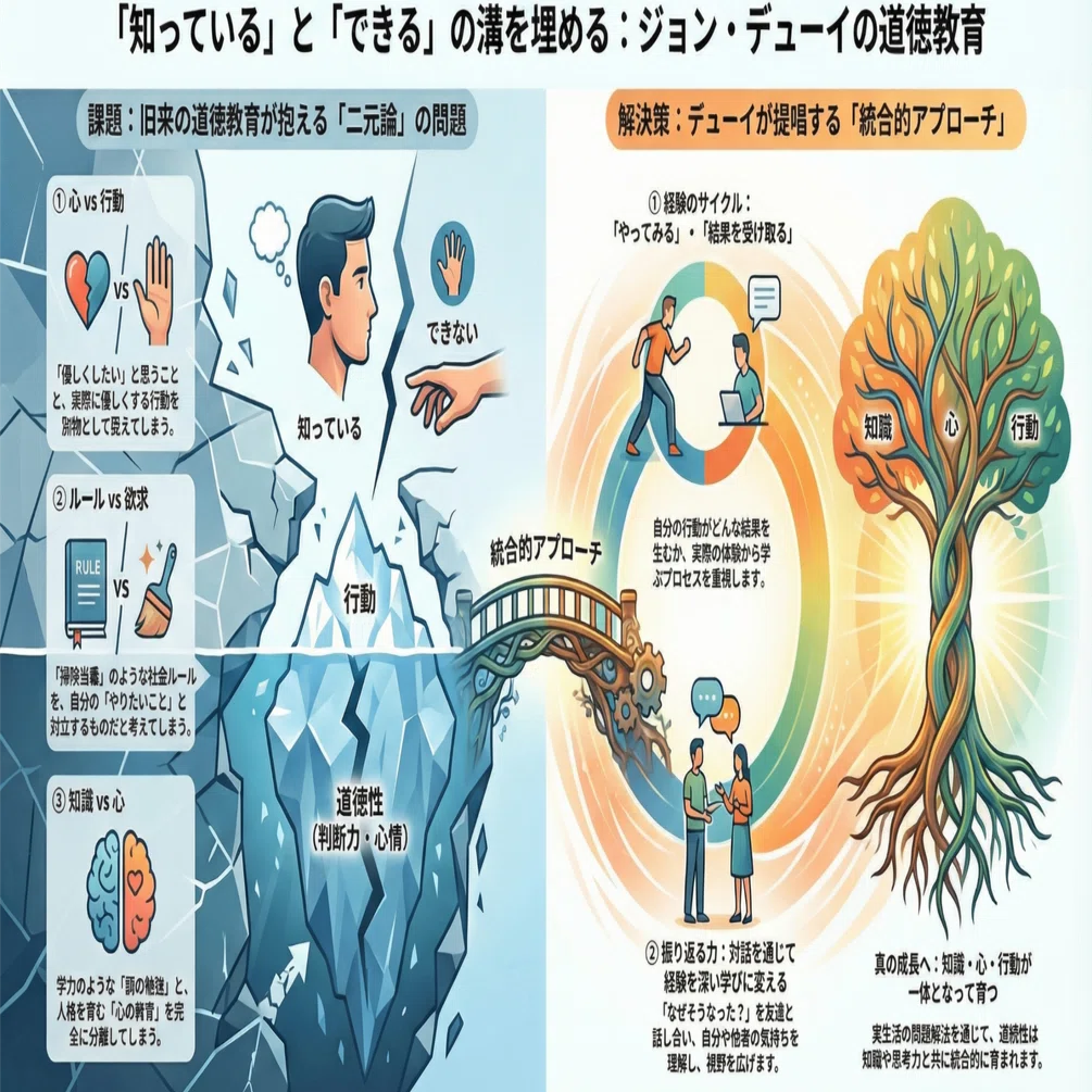 第2回:【理論】「行動」と「心」を分断しない!デューイが批判した