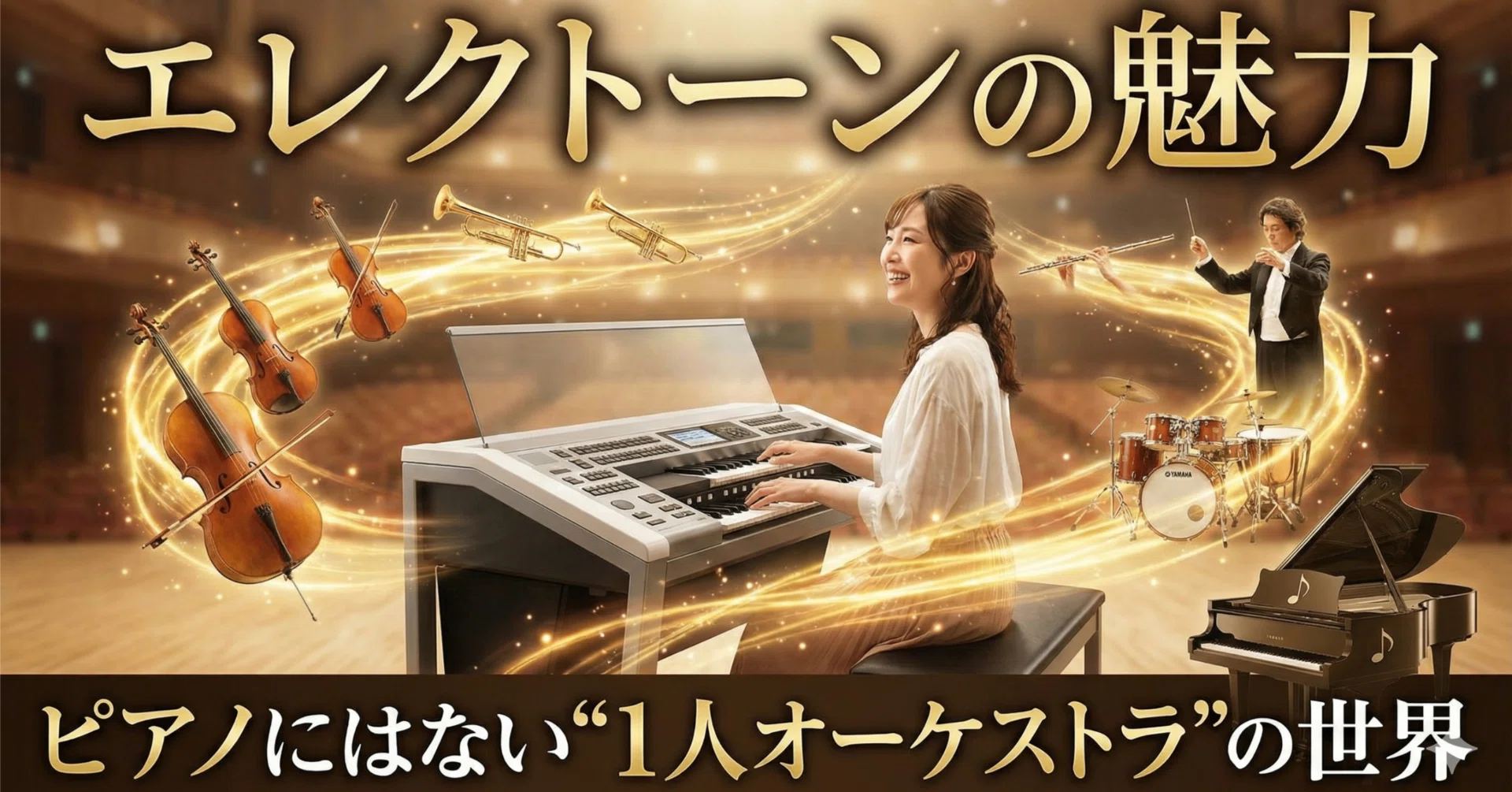 エレクトーンの魅力｜ピアノにはない“1人オーケストラ”の世界｜おっ 