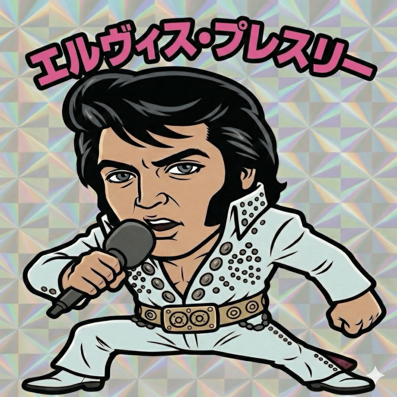 おまけシール図鑑その9】エルヴィス・プレスリー｜Stickers