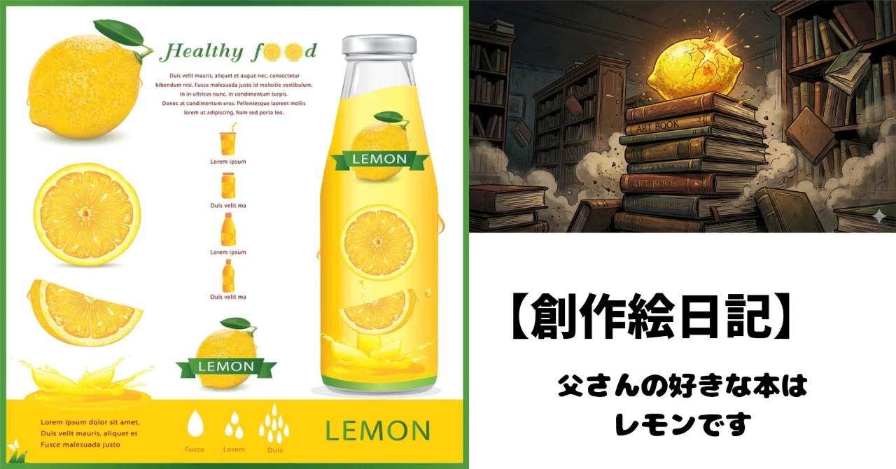 檸檬♡ 創作絵日記】退屈な日常を「爆破」する。梶井基次郎『檸檬』が教えて