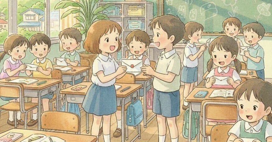 💌ほほえましい♥️友達との「お手紙交換」が心の架け橋に ✨感謝
