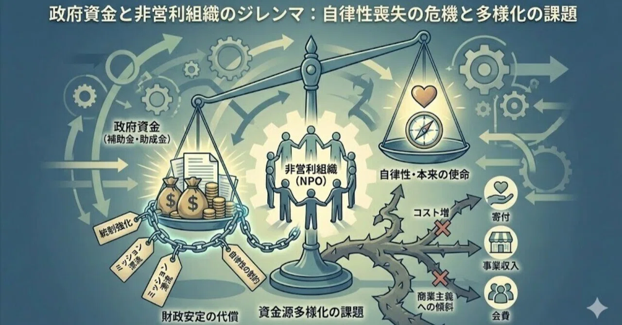 非営利組織における政府資金の受領に伴う問題の所在と課題｜非営利海外事情｜（一財）全国公益支援財団