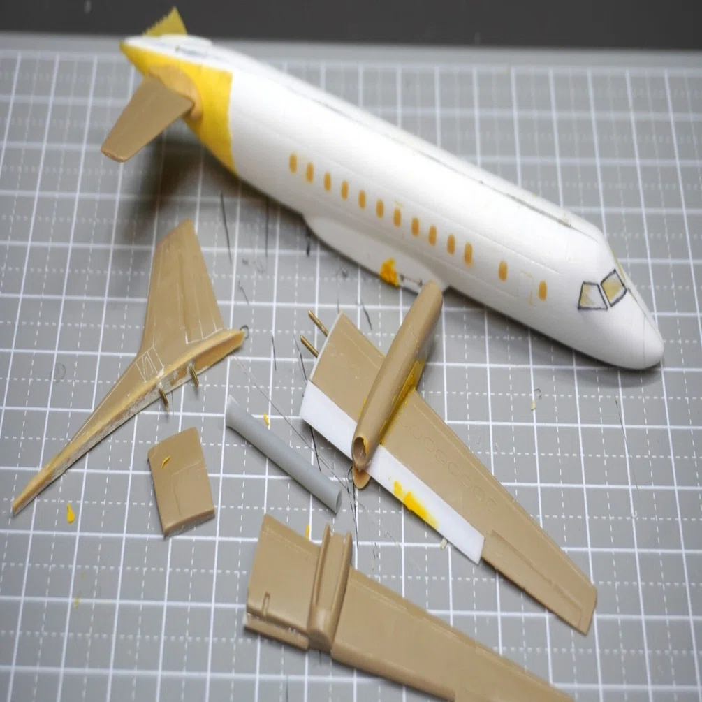 バキューム旅客機の魅力！1/144 サーブ340B① 旅客機プラモ｜マキビシ