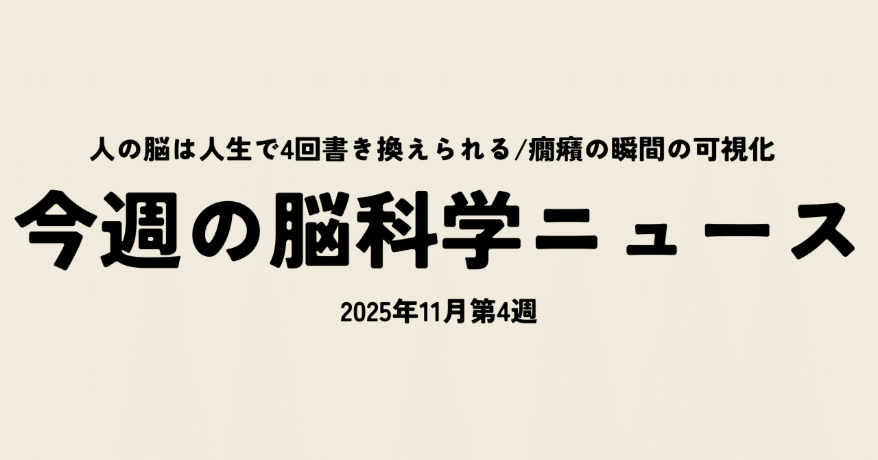 2025年11月26日｜脳科学・瞑想・ブレインテック・スピリチュアリティ 最新ニュースまとめ