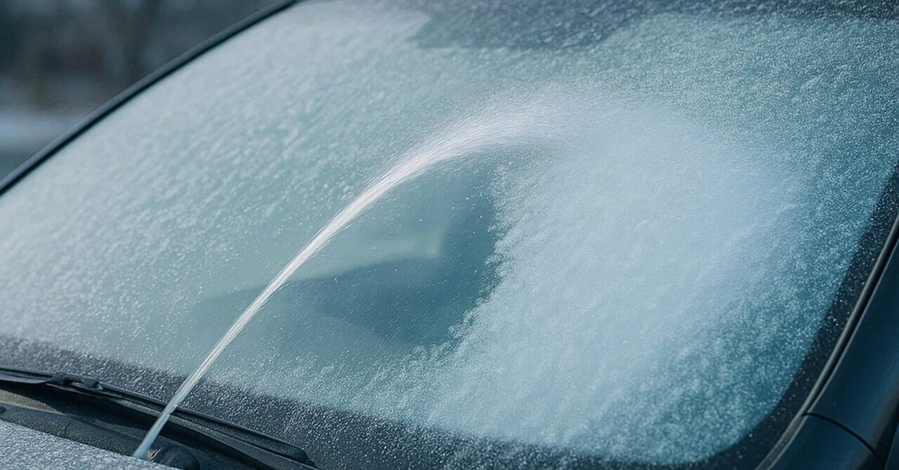 When your windows freeze, try using washer fluid first｜ゆきと。