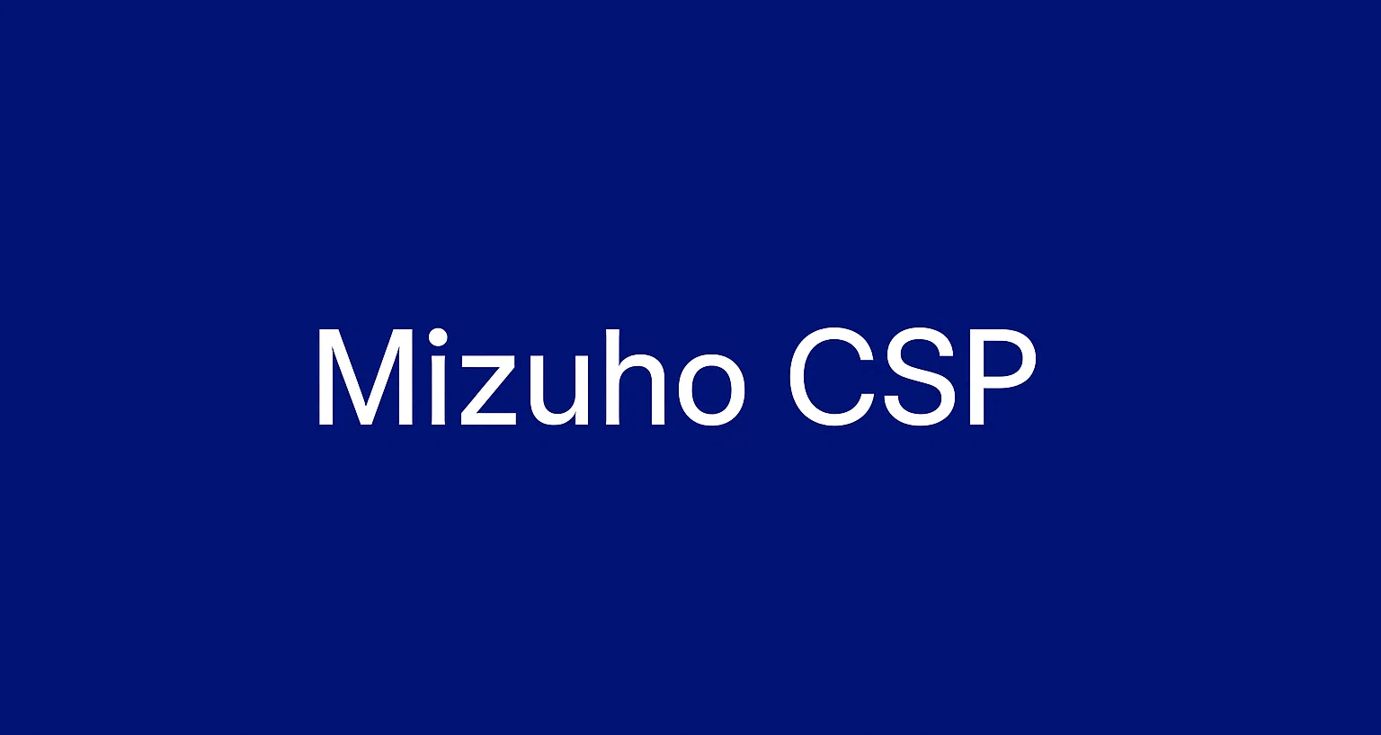 新卒CSP採用｜Mizuho RBC HR note｜note
