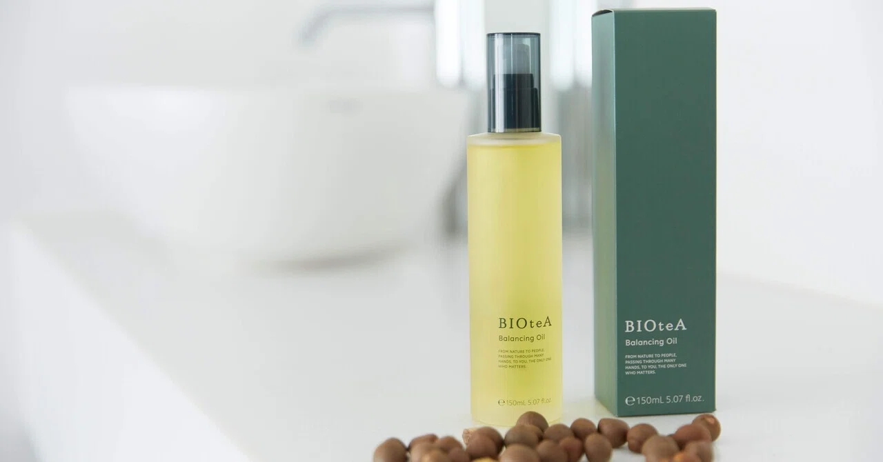 BIOteA Balancing Oil 150ml 2本セット 乾燥から髪・頭皮を守るために。植物由来にこだわったヘアオイル