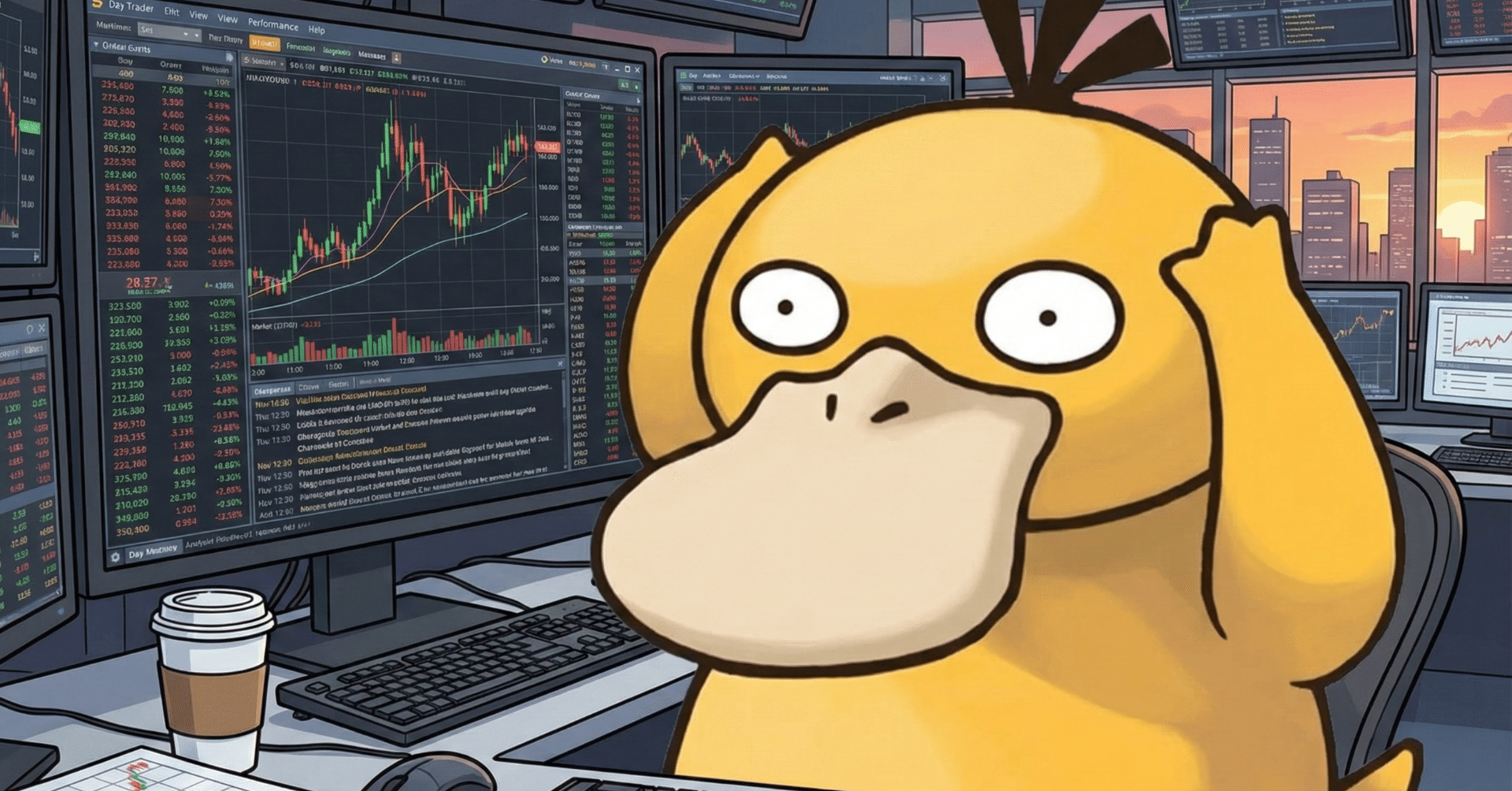 デイトレ13日目】絶好のチャンス相場でビビってしまい、利益1万円…。「損切り」はできたが、目標の月100万には程遠いと痛感した日｜デイトレ するコダック_必殺ド忘れ！