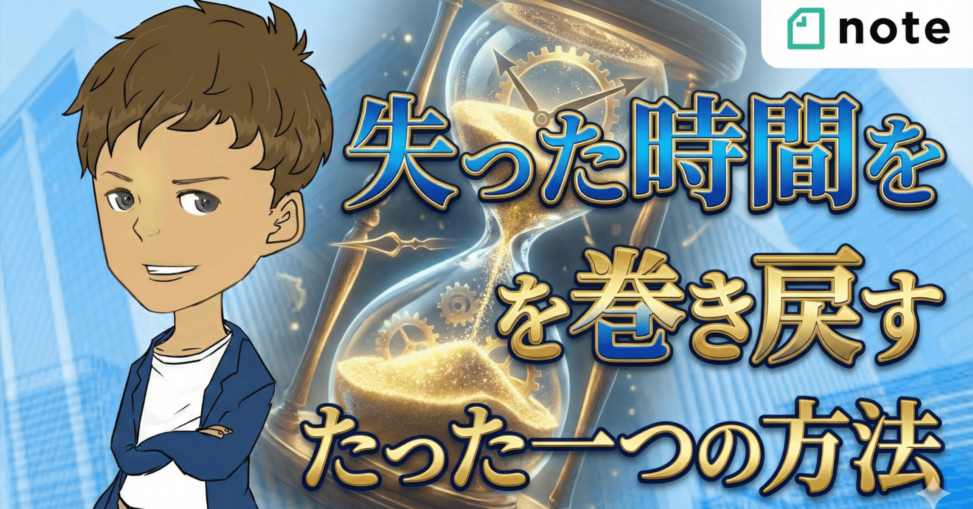 失った時間を巻き戻すたった一つの方法｜はっとり｜ココロとお金の学校®