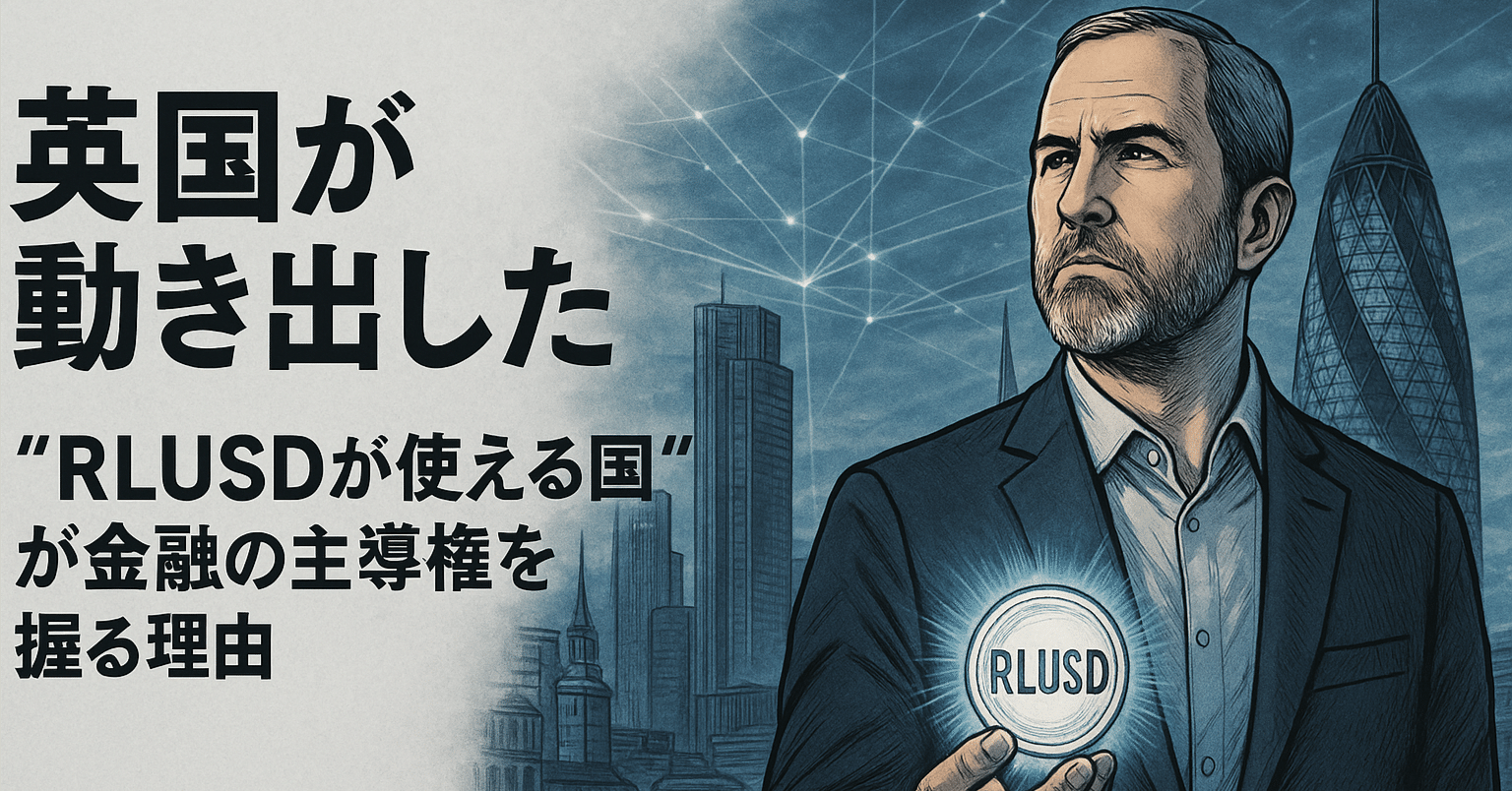 英国が動き出した──“RLUSDが使える国”が金融の主導権を握る理由｜光本貴一｜XRP / Ripple