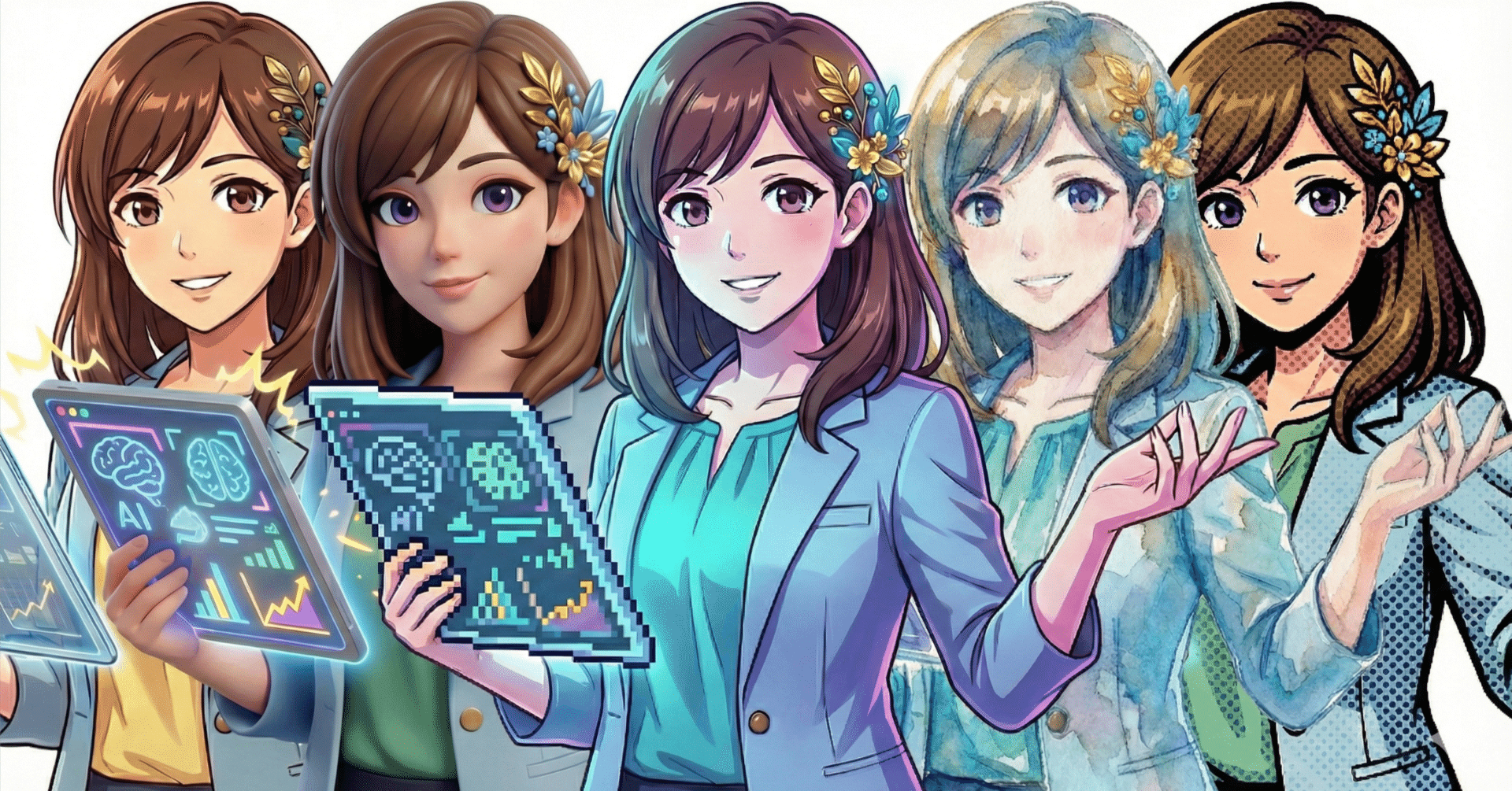 AI実験】Gemini NanoBananaで自分専用のAIイラストと、Gemで専属