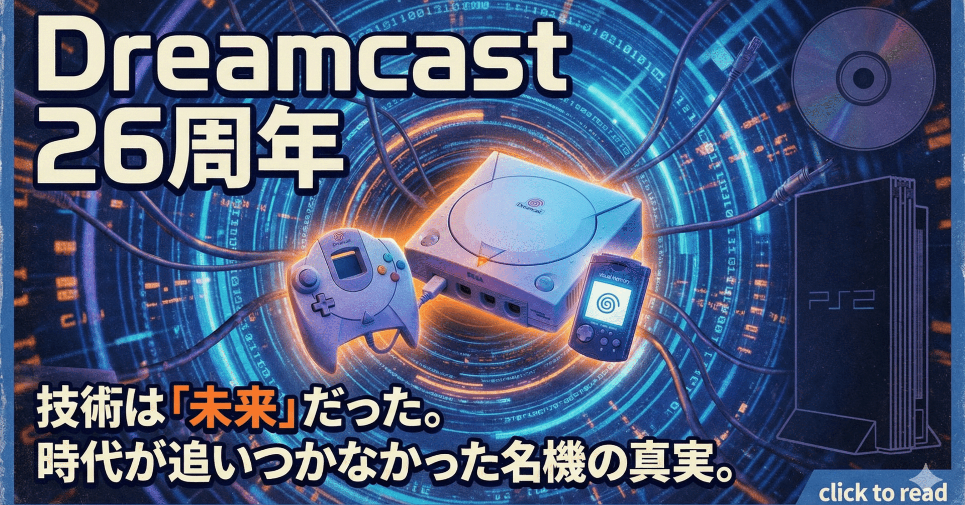 Dreamcast発売から26年｜技術は進んでいたが時代が追いつかなかった名