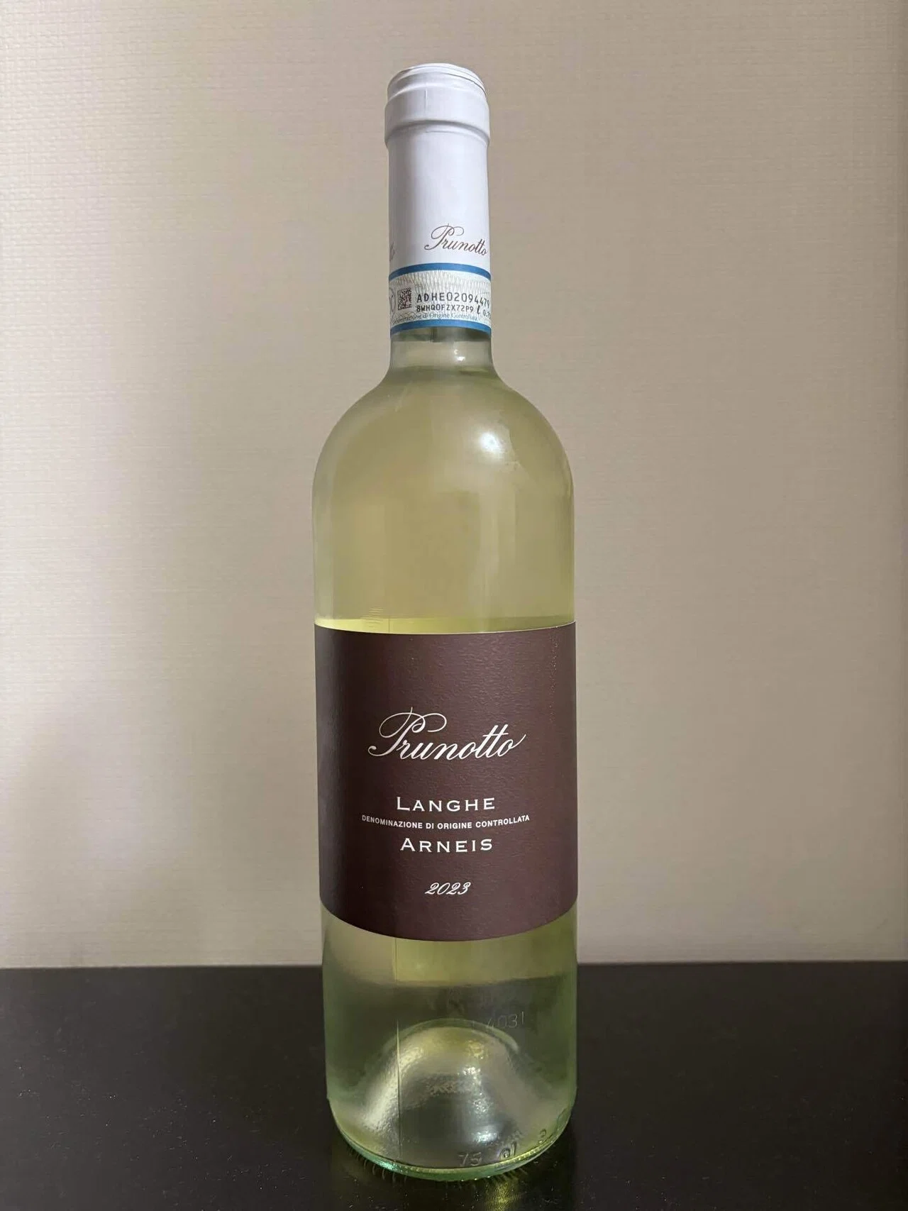 今日飲んだワイン「プルノット ランゲ・アルネイス」｜瓶太郎