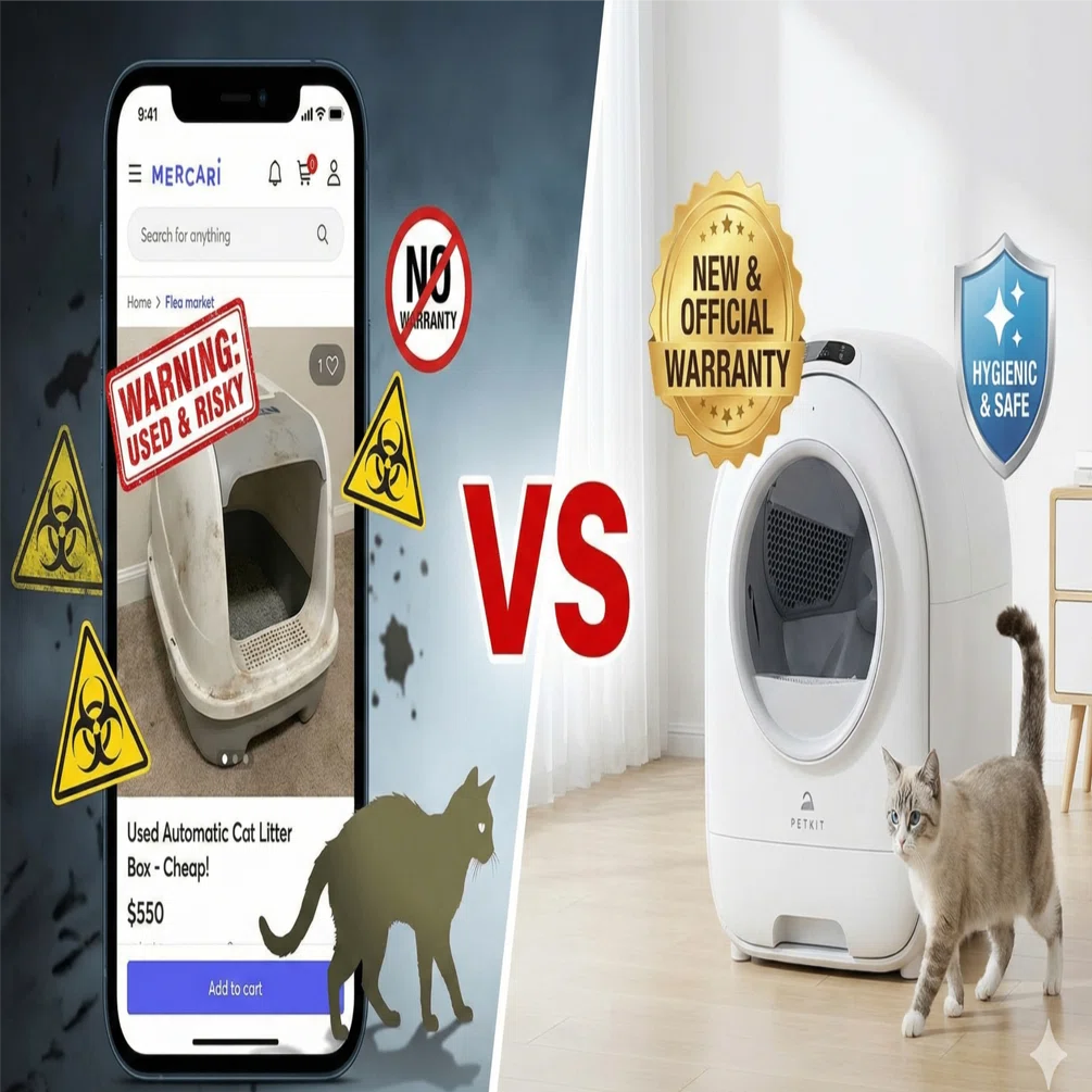 AI警告】メルカリで全自動猫トイレを買うのは「危険」？中古品に潜む3
