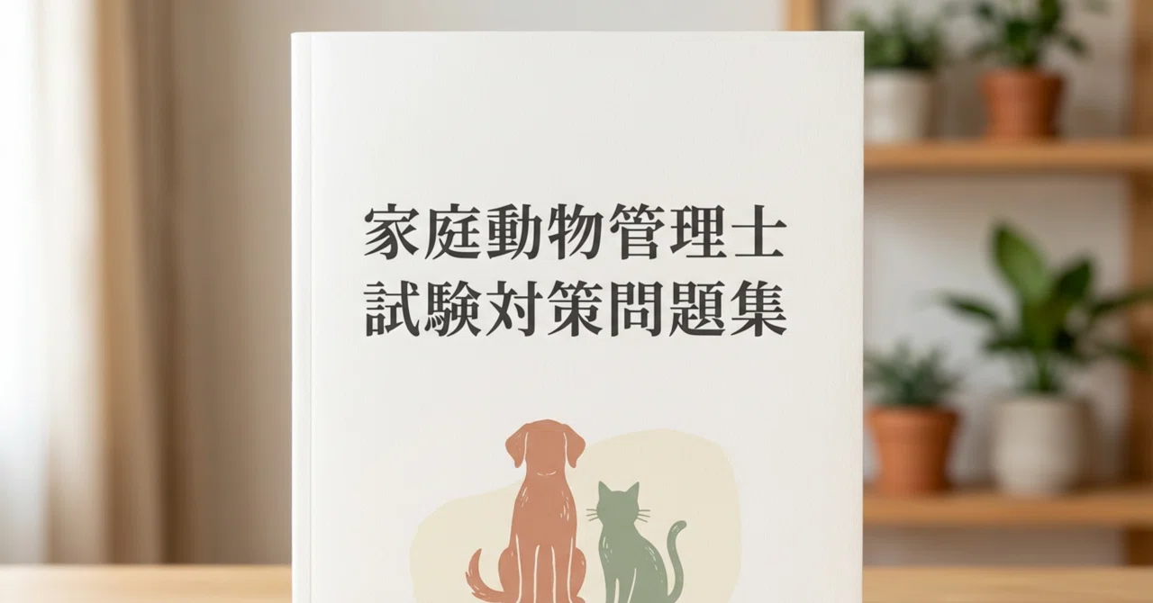 家庭動物管理士試験】対策問題集（全100問＋詳細解説付き）｜Study