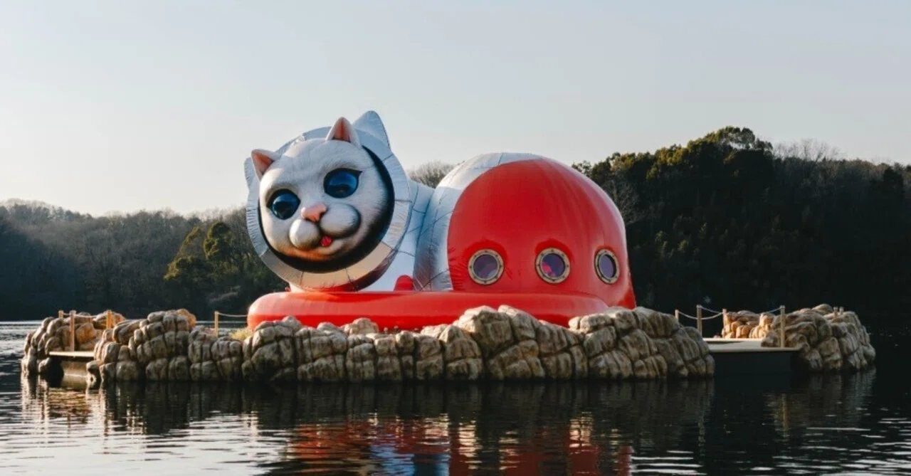 飯能にヤノベケンジの「宇宙猫」が現れた！【ハイパーミュージアム飯能