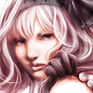 「夢現」 八頭こほり アクリル画 女性の肖像 フレーム付き 夢現」 八頭こほり アクリル画 女性の肖像 フレーム付き