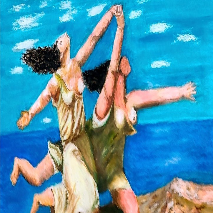 絵画ミニミニミステリー 第138回「パブロ・ピカソ『海辺を走る二人