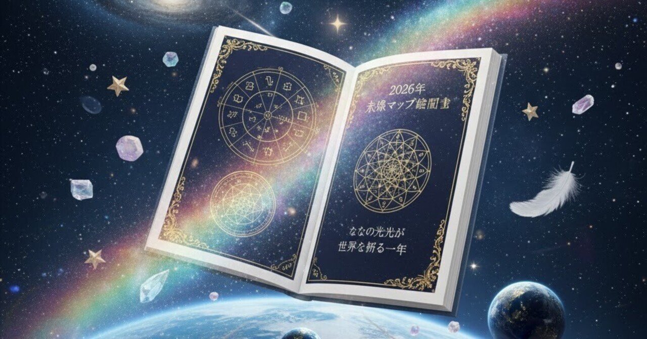 🌟【受付開始】2026年 未来マップ鑑定書｜西洋占星術×数秘術で読み解く