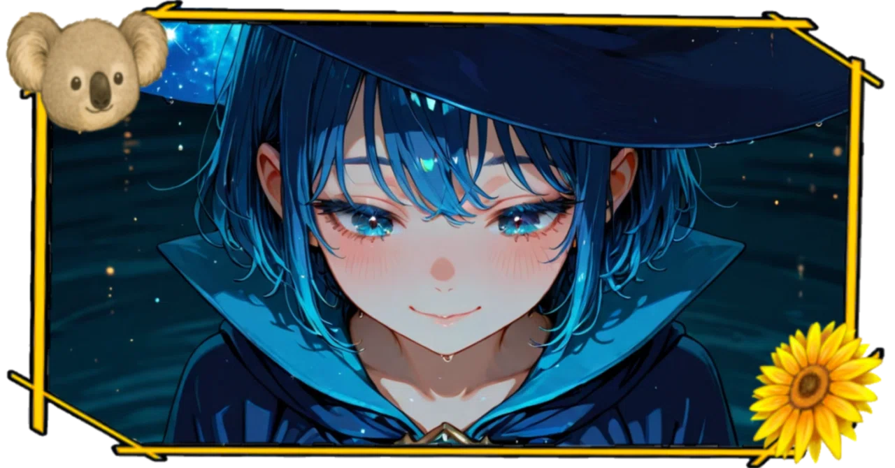 🐨― 月が欲しい魔女 ―🌻【vol.131】【日刊こあらのAIイラスト