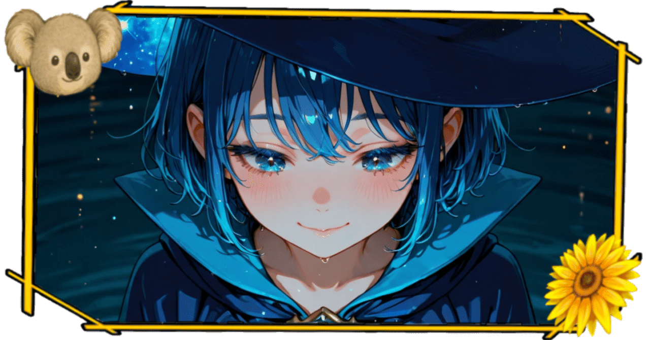 🐨― 月が欲しい魔女 ―🌻【vol.131】【日刊こあらのAIイラスト