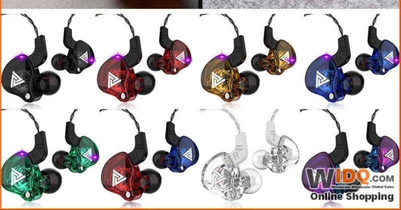 🎧 QKZ AK6 ハイレゾ 40kHz グラフェン スポーツイヤホン 🎶｜WIDQ