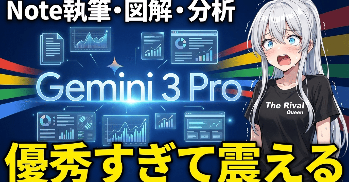 Geminiが賢すぎて震えている話。文章作成からnote分析まで｜Kino