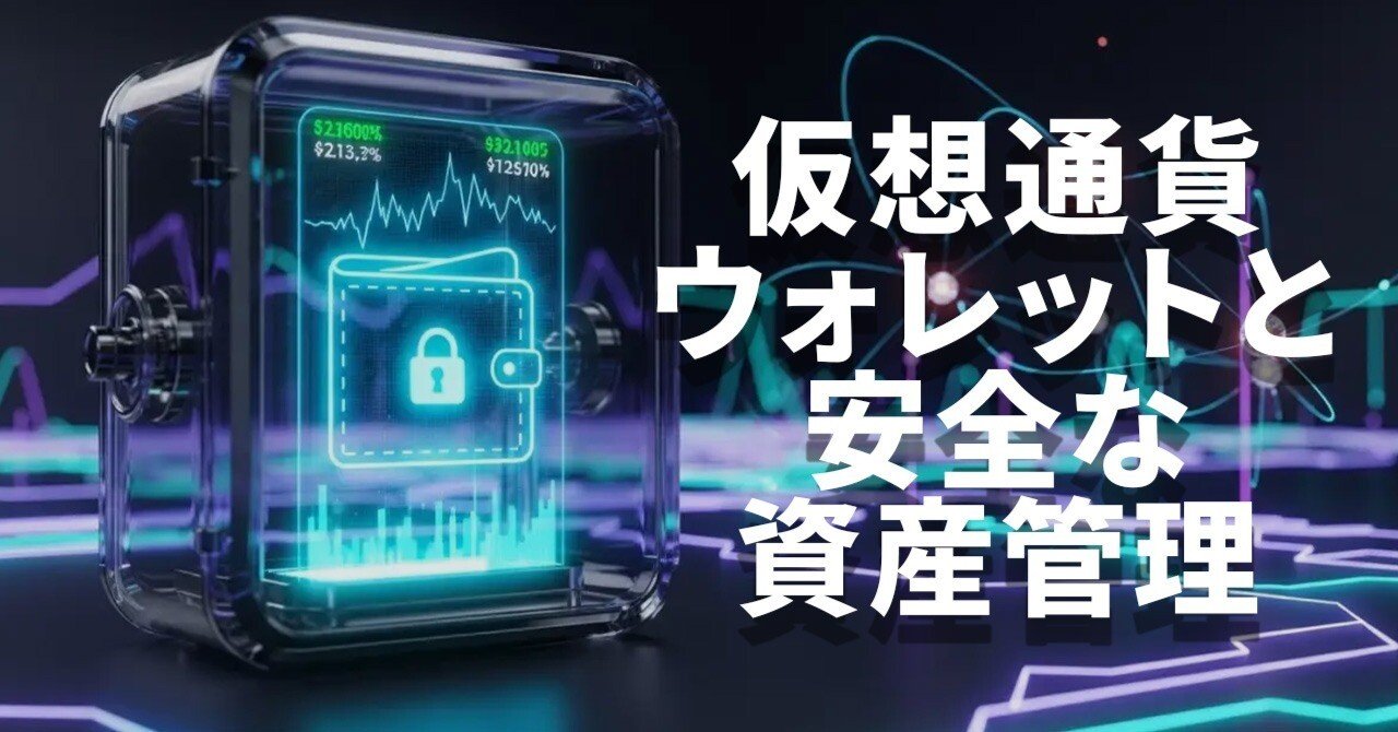 🔐 初心者でも分かる！仮想通貨ウォレットと安全な資産管理｜橘 陽輝 (Haruki Tachibana)