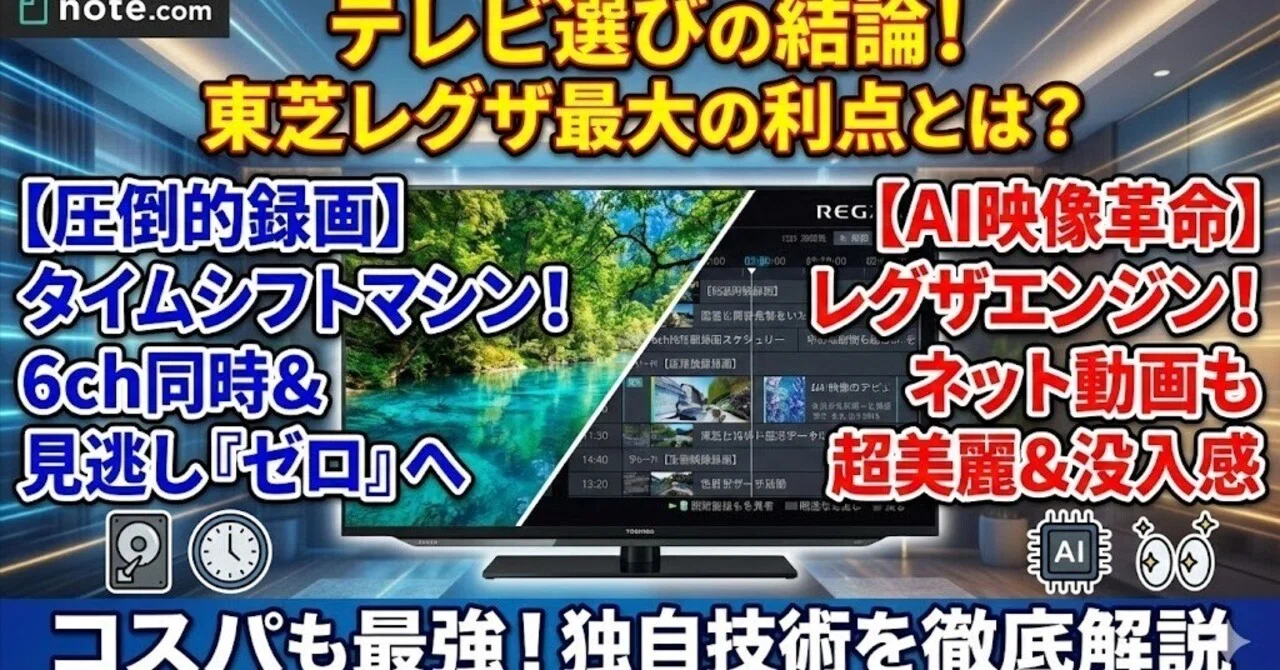 東芝 REGZA 40インチ／裏番組録画／YouTube視聴／ゲームモード 東芝 