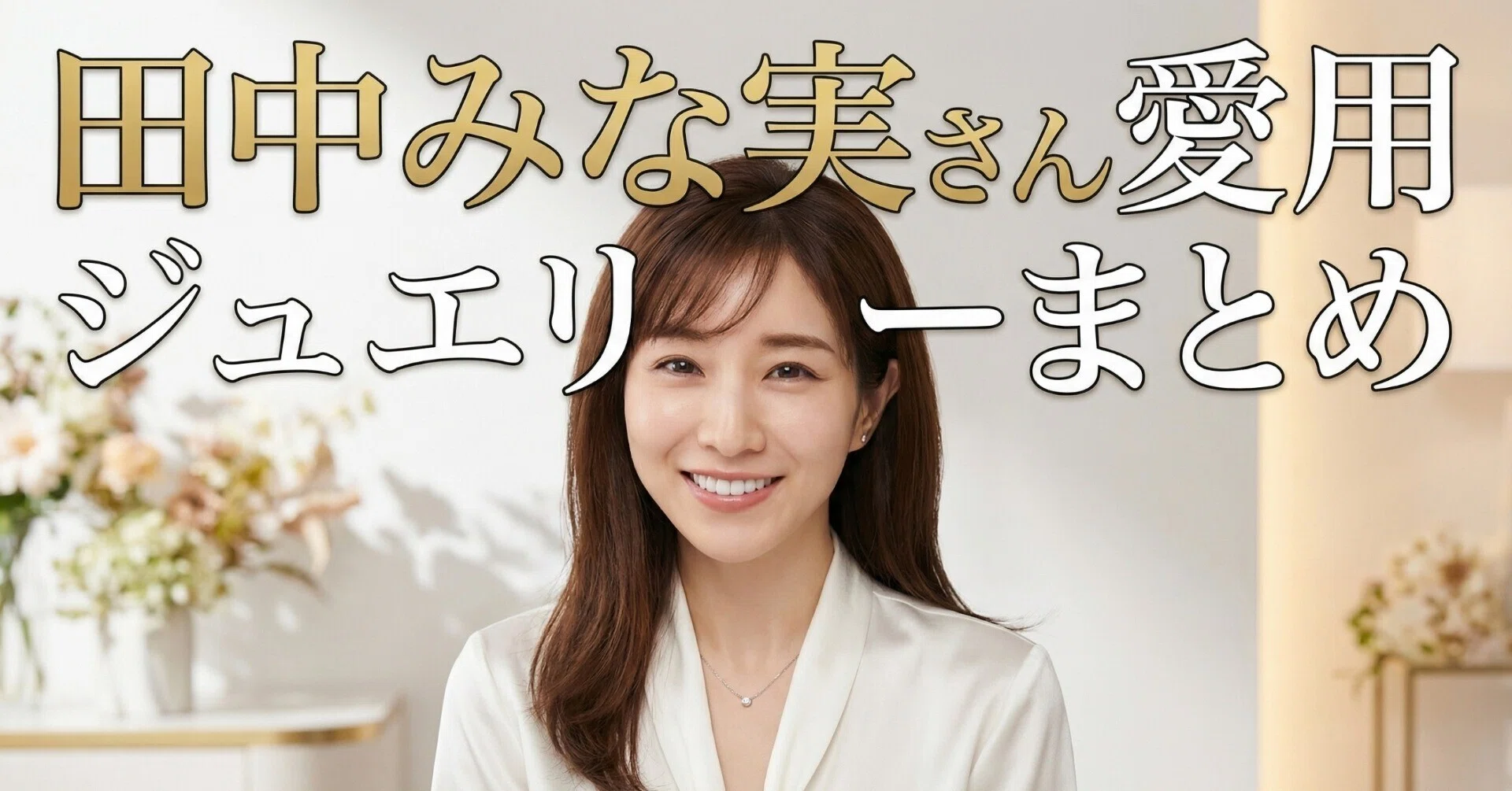 センス抜群】田中みな実さん愛用ジュエリーまとめ｜大人ブランド
